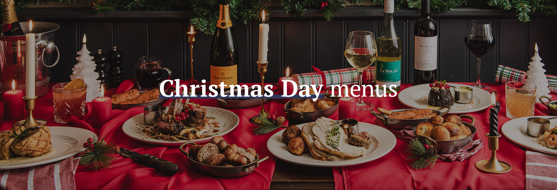 Christmas Day Menu at The Prince of Wales Feathers